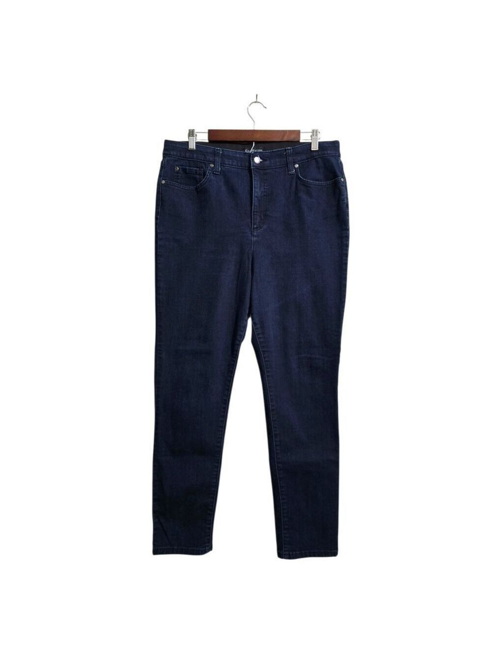 Kim Rogers High Rise Skinny Ankle Jeans Sz 16